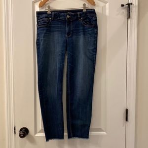 WHBM slim crop jean